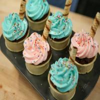 Devil's Food Cupcake Cones_image