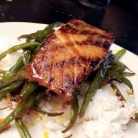 Lime and Miso-Glazed Salmon image