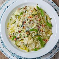 Oozy courgette risotto_image