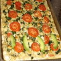 Spinach Feta Tomato Pizza_image