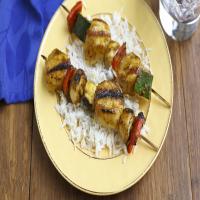 Curry Thai Basil Scallop and Vegetable Skewers_image