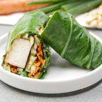 Thai Tofu Collard Wraps Recipe by Tasty_image