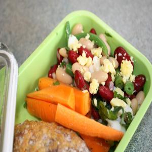 Mixed Bean Salad With Green Vinaigrette_image