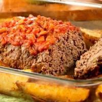 Meatloaf with Roasted Garlic Potatoes_image