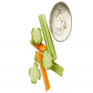 Cucumber Clovers with Ranch Dip_image
