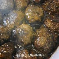 BBQ Meatballs Crock Pot Style image