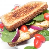 Broiled, Marinated Tofu Sandwich_image