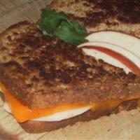 Grilled Cheese, Cinnamon, and Apple Sandwich_image