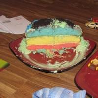 Rainbow Birthday Cake image