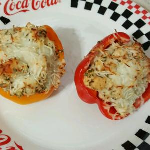 Dila's Chicken-Stuffed Peppers image