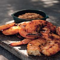 Grilled Shrimp with Fiery Lemongrass-Chile Sambal_image