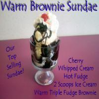 Chill Out Warm Brownie Sundae_image