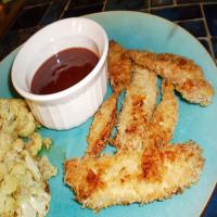 Chicken Fingers With Plum Dipping Sauce image