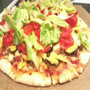 Taco Pizza with Grilled Halloumi image
