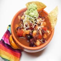 Hearty Vegetarian Enchilada Soup image