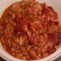 Baked Beans With Baked Bacon_image