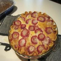 Strawberry Custard Pie image