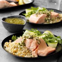 Poached Salmon with Chimichurri image