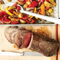 Roast Beef with Peppers, Onions, and Potatoes image