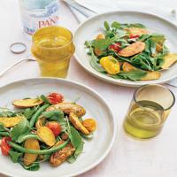 Roasted Fingerling and Tomato Salad with Green Beans and Arugula image