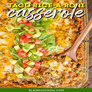 Taco Rice-A-Roni Casserole - Plain Chicken_image