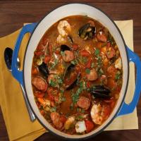 Quick Sausage and Seafood Stew_image