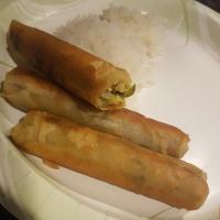 Vegetable (With Shrimp and Ground Chicken) Egg Roll_image