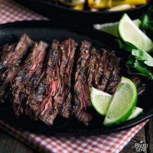 Carne Asada with Portobello And Bell Peppers Recipe - (4.5/5) image