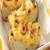 Grilled Cheesy Olive Bread_image