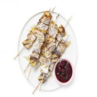 French Toast Kebabs with Foil-Packet Blackberry Sauce image