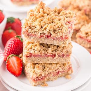 Strawberry Oatmeal Bars_image