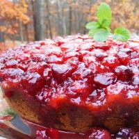 Cranberry Upside-Down Sour Cream Cake_image
