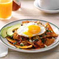 Bacon Chilaquiles with Eggs image