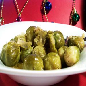 Baked Sweet & Sour Brussels Sprouts image