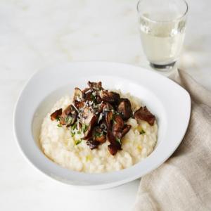 Risotto with Wild Mushrooms, Pine Nuts and Parsley image