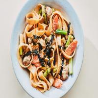 Hot Sesame Noodles with Scallions and Pork_image