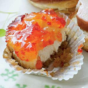 Pepper Jelly-Goat Cheese Cakes_image