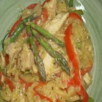 Orzo With Peppers and Asparagus_image