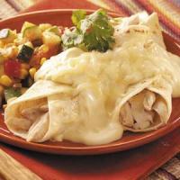 Quick Creamy Chicken Enchiladas image
