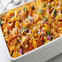 Make-Ahead Cheesy Southwest Chicken and Pasta Casserole image