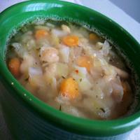 Bacon, Cabbage, and White Bean Soup image