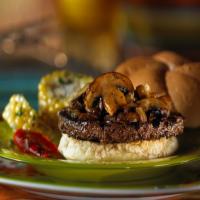 Portobello Mushroom and Onion Burger Topping image