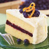 Blueberry and Orange Layer Cake with Cream Cheese Frosting_image