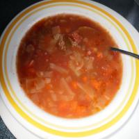 Crock Pot - Cabbage Beef Soup_image