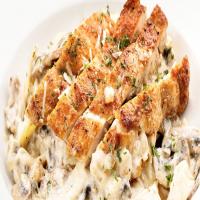 Healthy And Creamy Chicken Alfredo Recipe by Tasty_image