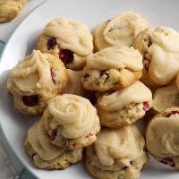 Frosted Cranberry Drop Cookies image