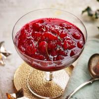 Cranberry sauce with gin & rosemary image