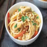 Spicy Noodles in Peanut Sauce_image