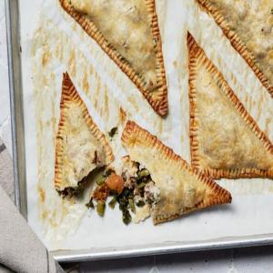 Turkey Hand Pies with Butternut Squash and Kale image