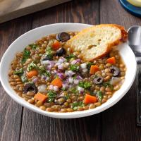 Greek-Style Lentil Soup image